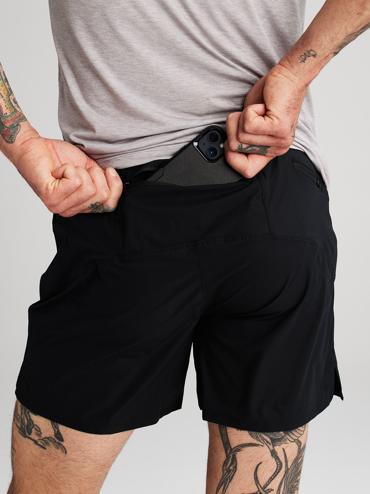 Løbeshorts med optimal opbevaring